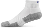 Dr. Comfort Diabetic Ankle Socks for Men and Women, Non-Binding and Breathable (1 Pair) - Medium, White