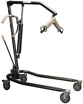 Proactive Medical Protekt Onyx Hydraulic Patient Body Lift - Heavy Duty for Home Use. 450lbs Capactiy with Adjustable Base