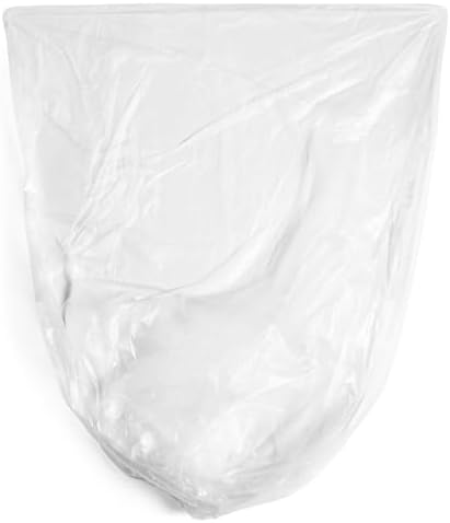 Aluf Plastics 45 Gallon Clear Trash Bags 40" x 48" - 16 Micron Equivalent High Density Value Garbage Bags, HCR-404816C (Pack of 1, 250 Count Total)