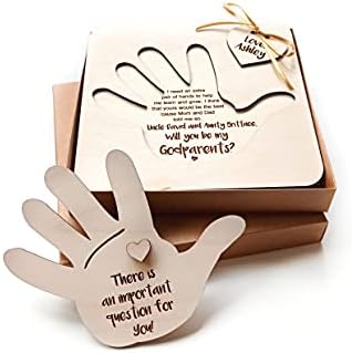 Godparents Godmother Godfather proposal gift Baptism Christening invitation Asking ideas From Godchildren