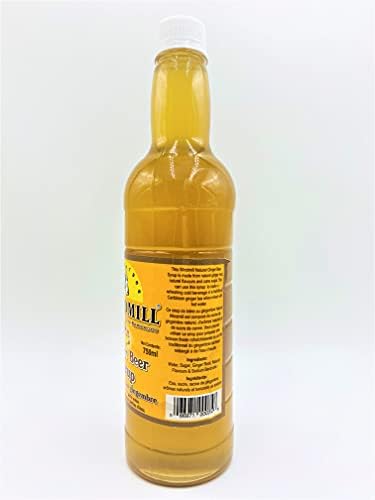 Bajan WINDMILL Ginger Beer Syrup 750 ml, Ready to drink with ice cubes or Hot