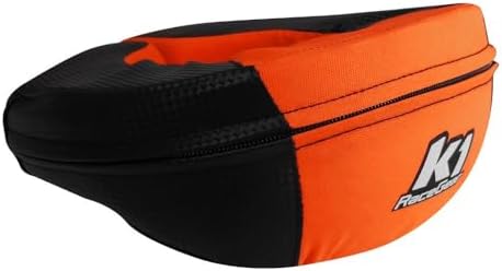 K1 Race Gear Neck Protector Brace (Carbon/Red, Adult) - 15-NEC-CAR-A