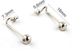 100 Pieces Glasses Nose Pad Arms Metal Rimless Optical Frame Nose Bridge Glasses Accessories
