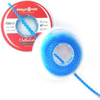 Easyinsmile Dental Orthodontic Spool Elastic Rubber Band Power Chains for Braces (Short, Blue)