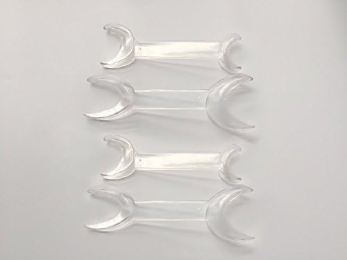 Airgoesin 4pcs/2sets Dental Double-Headed T-Shape Intraoral Cheek Lip Retractor Mouth Opener