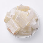 Selenite Raw Crystals, Large 1.25-2.0" Healing Crystals Natural Rough Stones Crystal for Tumbling, Cabbing, Fountain Rocks, Decoration, Polishing, Wire Wrapping, Wicca & Reiki