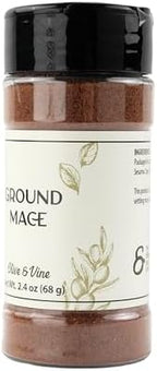 Olive & Vine Ground Mace, Warm Spice, For Baking & Sauces, Rich Tradition, Authentic Taste, For Global Recipes (2.4 Ounce)