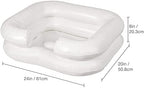 DMI Inflatable Hair Washing Basin for Bedridden Disabled, Injured, Elderly, Kids | Portable Hair Washing Station Portable Shampoo Bowls for Home | Loc Detox Tub For Dreads