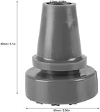 Pongnas Walking Cane Crutch Tips, Crutch Tip for Crutches with 2.2cm Leg Diameter, Replacement Parts for Canes and Crutches