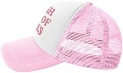 Funny Trucker Hats for Women Hot Pink Funny Gag Baseball Cap for Girls Women Men Hat