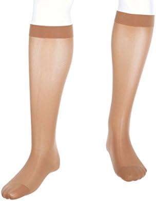 Mediven Assure, 15-20 mmHg – Closed Toe, Knee High Compression Stockings, Semi-Transparent Hosiery