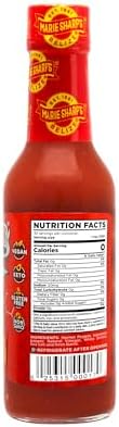 Marie Sharp’s Red Hornet Hot Sauce, 5 oz | Extra Hot Habanero & Trinidad Scorpion Pepper Blend | All Natural Belizean Sauce