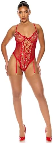 Women's Just a Taste Embroidered Teddy