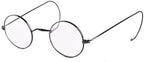 Agstum Retro Small Round Optical Rare Wire Rim Eyeglasses Frame