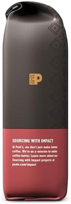 Peet's Coffee, Dark Roast Ground Coffee, Decaffeinated Arabica Coffee - Decaf House Blend 18 Ounce Bag