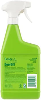 Safer Brand Ready-to-Use Brand 5981 Critter Ridder Deer & Rabbit Repellent RTU – 32 oz, 32 Ounce (Pack of 2)