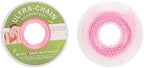 Colourful Elastic Power Chain for Braces Dental Orthodontic Powerchains 3 Sizes Ortho Rubber Band(Continuous,Pink 20#)