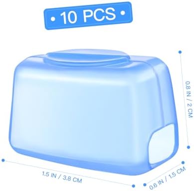 10pcs Toothbrush Holder Toothbrush Cap Teeth Covers Case Cover Brush Case Travel Portable