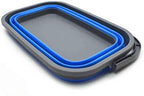 SAMMART 11.6L (3.06 Gallon) Collapsible Rectangular Handy Basket/Bucket (Blue, 1)