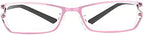 2 Pack Reading Glasses for Women/Men Metal frame Blue Light Blocking Readers Glasses Lightweight Magnifying Eyeglasses