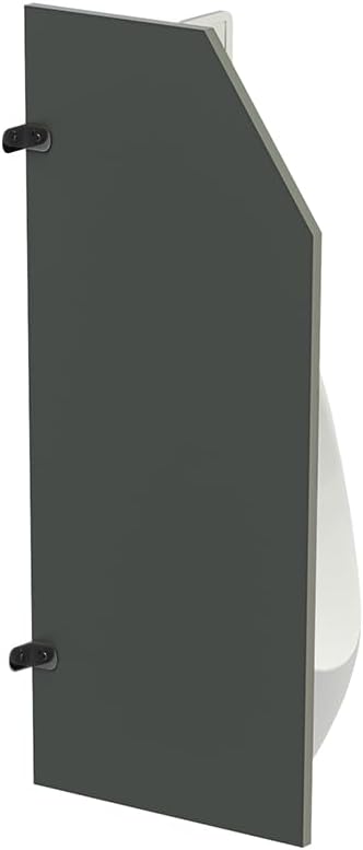 Urinal Partition,Bathroom partition, Wall-Mounted Men's Urinal Privacy Screen - Public Toilet Partition for Kindergartens, school，Shopping Malls, and Public Places 35.43x15.74x0.63 inch 1PCS