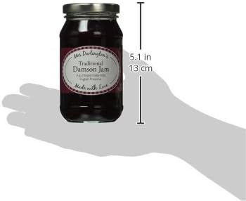 Mrs. Darlington's Jam, Traditional Damson, 6 Count (Pack of 6)