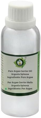 R V Essential Pure Argan Carrier Oil 1250ml (42oz)- Argania Spinosa (100% Pure and Natural Cold Pressed)
