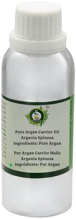 R V Essential Pure Argan Carrier Oil 1250ml (42oz)- Argania Spinosa (100% Pure and Natural Cold Pressed)