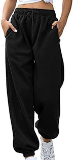 Sweatpants Women Baggy Wide Leg High Waisted Sweatpants Joggers Sport Active Workout Jogger Pants with Pockets