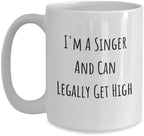 Singer Gift Mug, Funny Coffee Mug, Gift Mug, Pun, Jazz Singers, Hip Hop Singers, Country Singers, Rock Singers