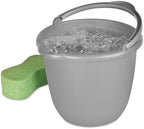 Sturdy Pail Bucket Organizer Household Cleaning Supplies Projects Mopping Storage Comfortable Durable Grip Pour Handle
