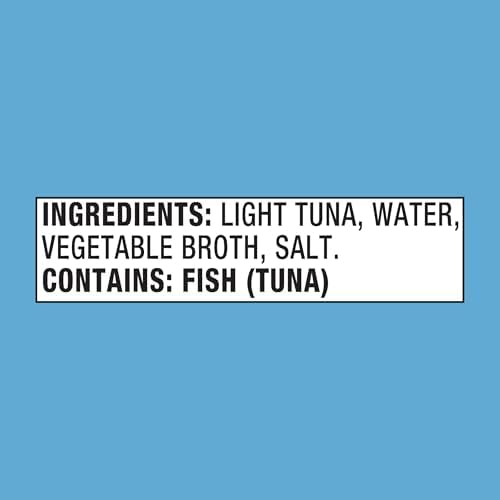 StarKist Chunk Light Tuna in Water, 5 oz (4 Pack) Canned Tuna Fish, Wild Caught, Gluten Free, Ready to Eat, Perfect for Salads, Keto Meals and Snacks, with 20g Protein & 90 Calories Per Serving