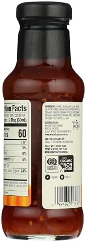 365 by Whole Foods Market, Organic Sweet Chili Sauce, 9 Fl Oz