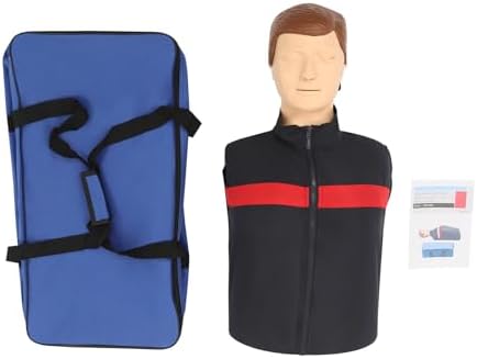 Professional CPR Training Adult Manikin, Patient Education Simulator Model Portable Full-Body Practice Manikin for First Aid Training