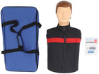 Professional CPR Training Adult Manikin, Patient Education Simulator Model Portable Full-Body Practice Manikin for First Aid Training