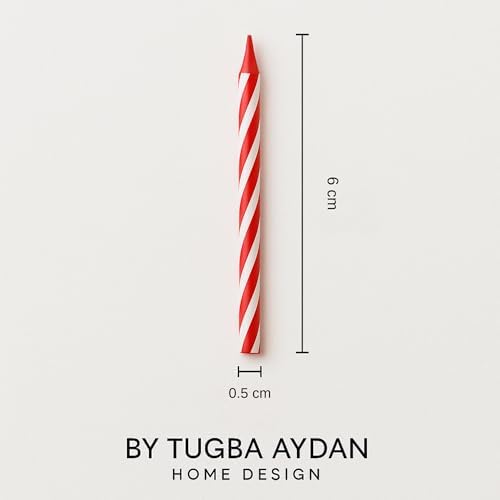 by Tugba Aydan - Birthday Candle - 144 Count Mix Color Birthday Candles for Cake, Cake Candle for Birthday, Party Small Candles…