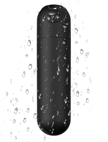10 Modes Quiet Waterproof Tool Powerful Mini Stick for Women Pleasure, Handheld Travel Pocket Portable Soft Toys Massage Ball for Body Relax, Massager for Muscles Back Foot Neck, Black…