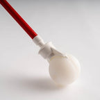 Ambutech Pathfinder 360° 2-Inch Rolling Ball, Rolls in Any Direction, Hook Style White Cane Tip for The Blind. It Makes a World of Difference. (Patent PA8/124,738).