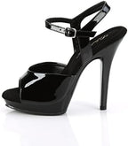 Pleaser Women's Lip-109/B/C Ankle-Strap Sandal
