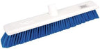 Jantex Hygiene Broom Soft Bristle Blue 18In Brush Only Sweeping Cleaning