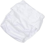 GLEAVI Washable Cloth Diaper for Adults Reusable Incontinence Pants with Super Absorbency for Elderly Care and White