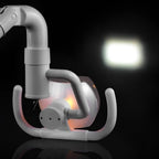 Super Dental Wall Hanging Oral Light Lamp Shadowless Cold Light with Arm