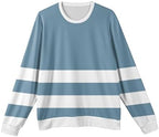 FQZWONG Men's Ribbed Crewneck Sweater Casual Long Sleeve Slim Fit Knitted Pullover Sweater Fall Winter Stripe Sweatshirts
