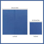 200 Pack Cocktail Napkin 2-Ply Dessert Napkins Folded 5 x 5 Inches Disposable Napkins for Dinner Wedding Birthday Party Bridal Anniversary Reception Event (200, Navy Blue)