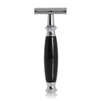 GOLDDACHS Razor, Safety Razor, Black/Silver