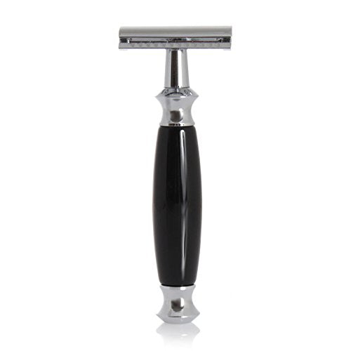 GOLDDACHS Razor, Safety Razor, Black/Silver