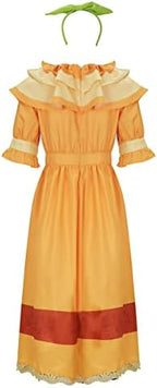 PAINEOMN Mirabel Dolores Pepa Luisa Costume Dress for Women Adult Madrigal Family Cosplay Outfit for Halloween