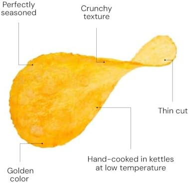 TORRES Selecta Gourmet Potato Chips - Small Batch Artisan Kettle Chips - Iberian Ham - 4.41 oz. (Pack of 6)