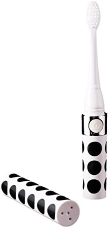 Electric Toothbrush HI-923 Black Polka Dot (Portable/Travel Size)
