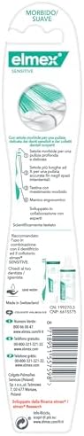 ELMEX Sensitive Toothbrush for Sensitive Teeth 1 Pack Soft Bristles | Effective and Gentle Cleaning | Ergonomic Handle